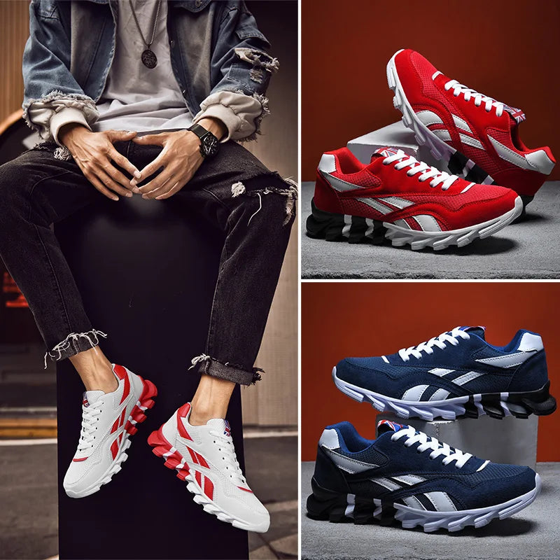 Hot Sale Unisex Blade Sneakers Men Comfort Ultra-Light Sports Running Shoes for Men Breathable Women Running Shoes Plus Size 48