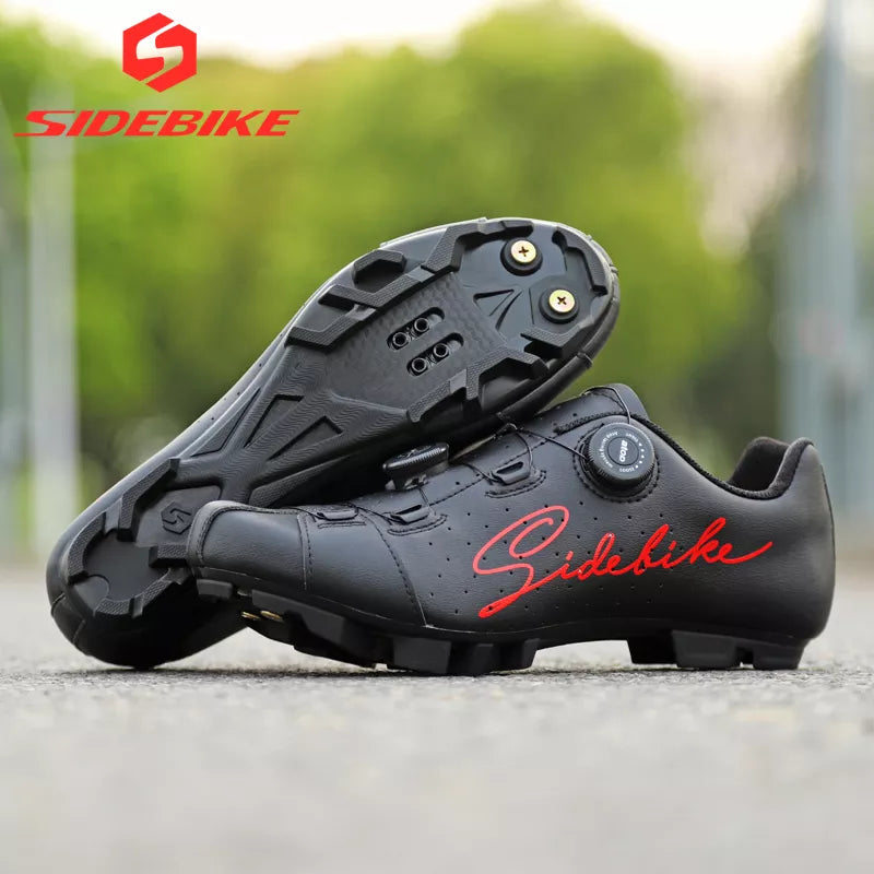 2023 new sidebike mtb shoes men mountain bike shoes cycling bicycle sneakers professional self-locking breathable 630g/pair