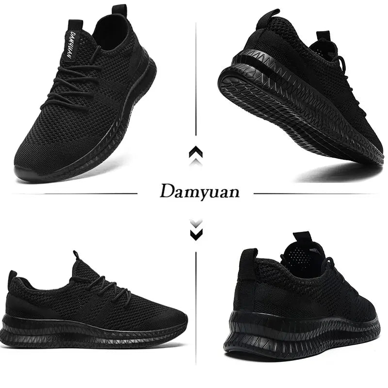 Men Running Shoes Lace up Men Sport Shoes Lightweight Comfortable Breathable Walking Sneakers Tenis Masculino Zapatillas Hombre