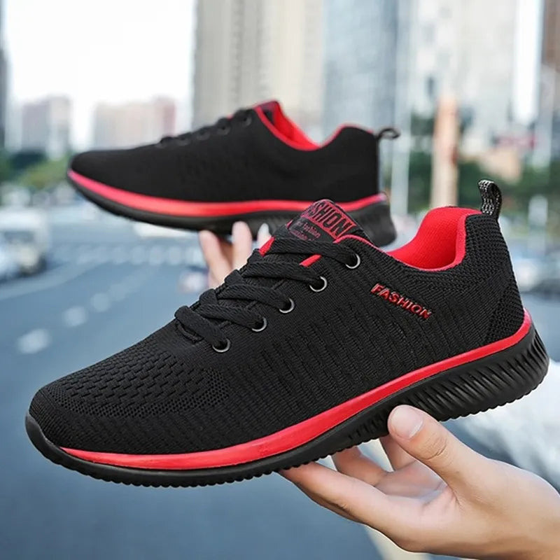 Summer Breathable Men's Casual Shoes Mesh Breathable Man Casual Shoes Fashion Moccasins Lightweight Men Sneakers Hot Sale 36-48