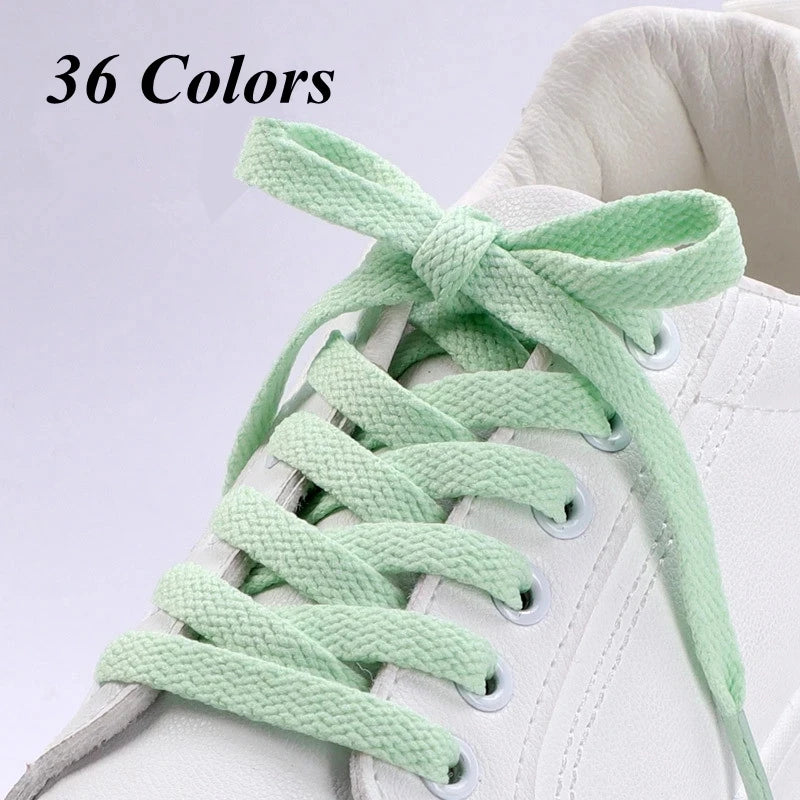 Thicken Laces Shoe Athletic String No Elasticity Flat Shoelaces Of Sport white Leisure women Sneaker Lacet Shoelaces Accessories